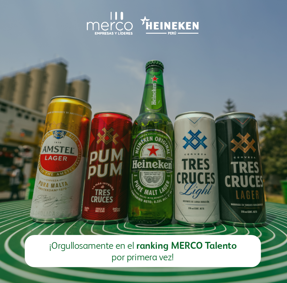 HEINEKEN Perú es reconocida en el Ranking MERCO Talento 2024