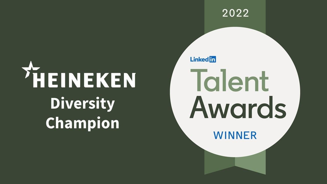 HEINEKEN reconocida como Diversity Champion en los LinkedIn Talent Awards